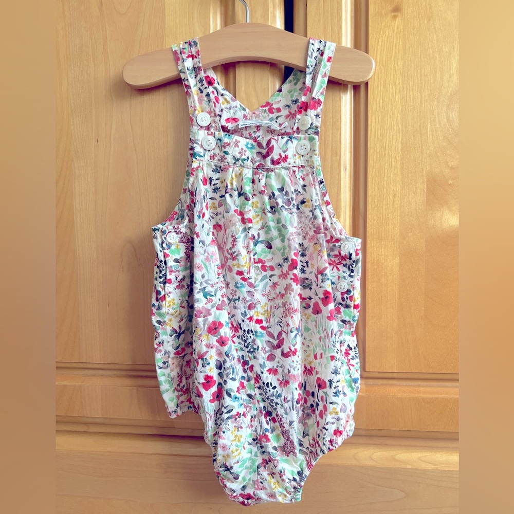 Gorgeous Bonpoint Multicolor Floral Romper
